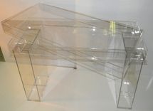 Acrylic Modular Top Desk - Hand Crafted, Custom Made To Order 2 small