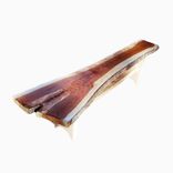 Asian Style Cherry Slab Bench 2 small