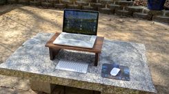 Oak Laptop Stand 1 small