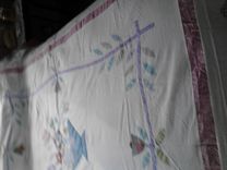 Appliqued Quilt With A Bouquet Of Flowers 2 small