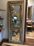 Reclaimed Wood Leaning Wall Mirror Or Door. 3 small