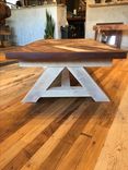 Reclaimed Chevron Teak Coffee Table 2 small