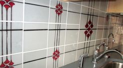 Custom Made Glass Tiles For Kitchen Backsplash 6 small