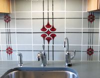 Custom Made Glass Tiles For Kitchen Backsplash 2 small