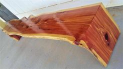Cedar Waterfall Benches 2 small