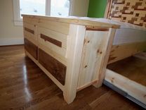 Custom Pine Trundle Bed 4 small
