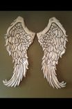 Angel Wings Wall Decor Wood Carving 3 small