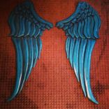 Angel Wings Wall Decor Wood Carving 5 small