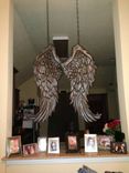 Angel Wings Wall Decor Wood Carving 6 small