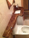 Walnut Sink Counter Top And Wall Shelf 1 small