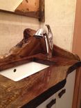 Walnut Sink Counter Top And Wall Shelf 2 small