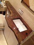 Walnut Sink Counter Top And Wall Shelf 3 small