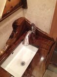 Walnut Sink Counter Top And Wall Shelf 4 small