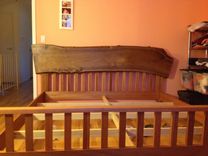 Mahogany Bed With Catalpa Head Board And Two Bedside Tables 5 small