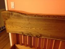 Mahogany Bed With Catalpa Head Board And Two Bedside Tables 6 small