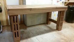 Office Mahogany Desk With Extention 2 small
