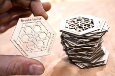 Wooden Business Cards 2 small