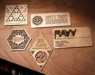 Wooden Business Cards 1 small