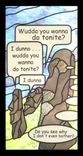 Easter Island - Humorous Stained Glass 1 small