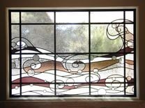 Custom Stained Glass In Master Bathroom 1 small