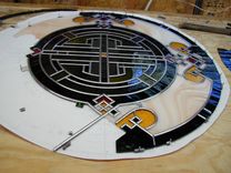 Luck - Chinese Character In Stained Glass 3 small