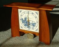 Limbert Mahogany Mantle Clock - Arts And Crafts Inspired 3 small
