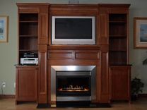Custom Oak Fireplace And Tv Surround 2 small