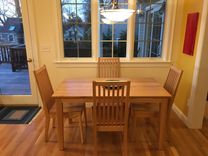 Small Oak Dining Set 2 small