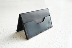 Bi-Fold Men's Leather Wallet Card Holder 2 small