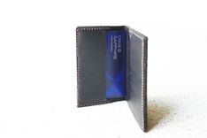 Bi-Fold Men's Leather Wallet Card Holder 4 small
