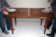 Mahogany Dining Room Table 3 small