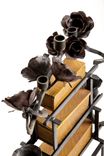 Steel And Wood Funeral Urn 2 small