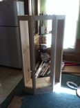 Corner Clock W/ Shelves 1 small