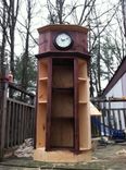 Corner Clock W/ Shelves 3 small