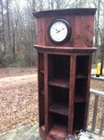 Corner Clock W/ Shelves 4 small