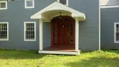 Custom Mahogany Exterior Entry + Portico 1 small