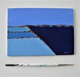 5" X 7" Original Abstract Painting On Canvas Board 1 small