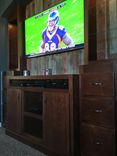 Cherry Entertainment Center With Reclaimed Back 2 small