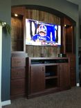 Cherry Entertainment Center With Reclaimed Back 1 small