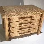 Pagoda Style Jewelry Box In Quilted And Curly Maple 1 small