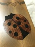 Ambrosia Maple End Grain Cutting Board With Ladybug Inlay 3 small