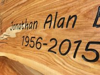 Live Edge Memorial Bench 3 small