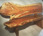 Live Edge Memorial Bench 1 small