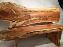 Live Edge Memorial Bench 2 small