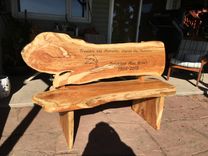 Live Edge Memorial Bench 5 small