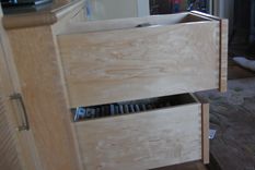 Birdseye & Curly Maple Entertainment Center 6 small