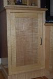 Birdseye & Curly Maple Entertainment Center 4 small