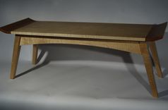 Curly Maple & Curly Cherry Coffee Table 2 small