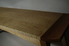 Curly Maple & Curly Cherry Coffee Table 3 small