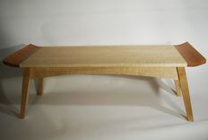 Curly Maple & Curly Cherry Coffee Table 6 small